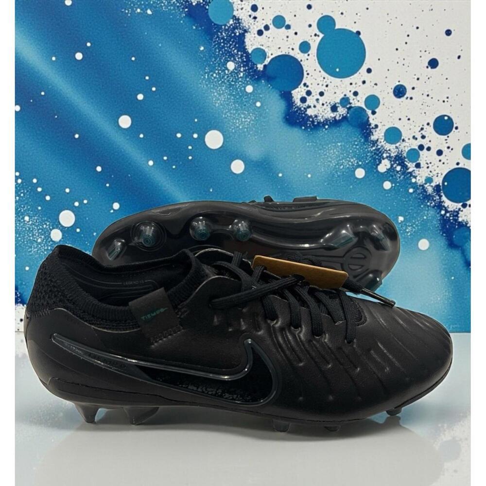 $239 Nike Legend 10 Elite FG 'Black Deep Jungle' DV4328-002 Soccer  Size 4.5